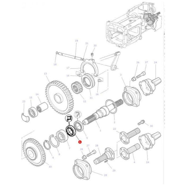 PTO Oil Seal - 3619342M1 - Massey Tractor Parts