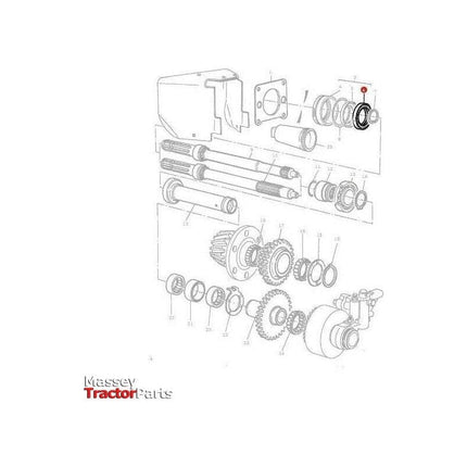 Massey Ferguson PTO Seal - 834216M1 | OEM | Massey Ferguson parts | PTO-Massey Ferguson-Axles & Power Train,Farming Parts,PTO Seals,Tractor Parts,Tractor PTO,Transmission