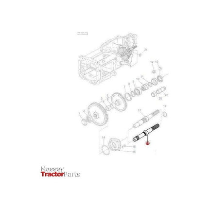 Massey Ferguson PTO Shaft 540rpm - 3382073M9 | OEM | Massey Ferguson parts | PTO Splined Shafts-Massey Ferguson-Axles & Power Train,Farming Parts,PTO Shafts,Tractor Parts,Tractor PTO,Transmission