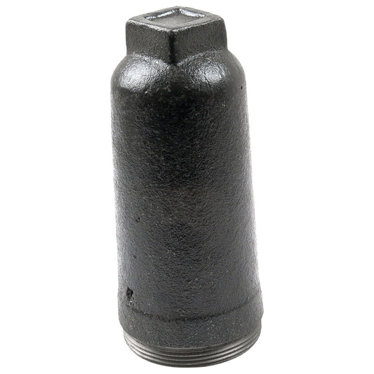 A cylindrical, metal, threaded socket with a square-shaped opening on the top end, commonly known as the Sparex PTO Cap (Part No. S.41987), specifically designed for use with Massey Ferguson tractors.
