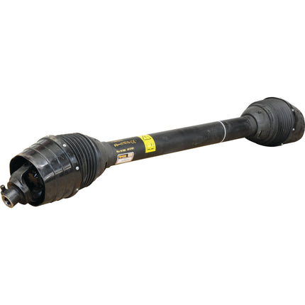 Image of a Sparex PTO Shaft - EUCV Wide Angle - Both Ends, with a length of 1010mm and 1 3/8'' x 6 Spline 80° W.A. on both ends, featuring protective covers. This robust Sparex component can seamlessly handle up to 55HP, making it ideal for transmitting torque and rotation efficiently.