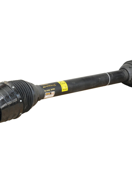 Image of a Sparex PTO Shaft - EUCV Wide Angle - Both Ends, with a length of 1010mm and 1 3/8'' x 6 Spline 80° W.A. on both ends, featuring protective covers. This robust Sparex component can seamlessly handle up to 55HP, making it ideal for transmitting torque and rotation efficiently.