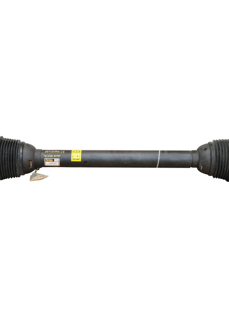 Image of a Sparex PTO Shaft - EUCV Wide Angle with protective coverings on both ends. The shaft appears to be used for transmitting torque in machinery, compatible with 55HP engines, with detailed universal joint dimensions. The (Lz) length is 1010mm, featuring 1 3/8'' x 6 Spline at an 80° wide angle on both ends. This is identified as Sparex Part No.S.119796.