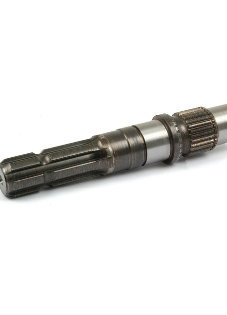 A PTO Shaft Display Stand - Stock not included (S.74843) by Sparex, designed for holding cylindrical segments and grooved components often used in automotive or machinery applications, lies horizontally on a white background.