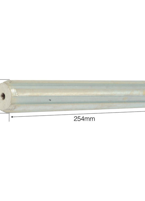 The Sparex PTO Splined Shaft (Sparex Part No.S.283) is a cylindrical metal rod with a full length of 254mm and a diameter of 35mm, featuring dimensions of 1 3/8'' - 6 spline.