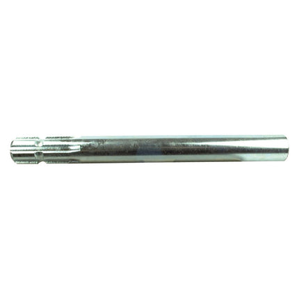 A Sparex PTO Splined Shaft, featuring one end with a 1 3/8'' diameter and 6 splines, is a cylindrical metal rod commonly utilized in mechanical applications. This specific model, identified by Sparex Part No. S.15944, has a length of 300mm.