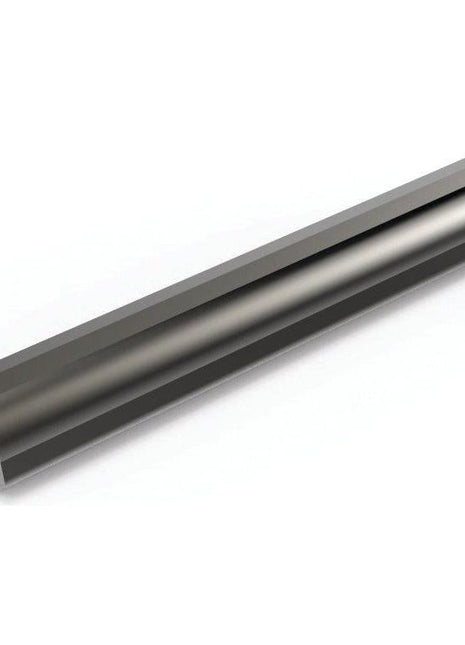 A hexagon-shaped hollow metal bar lying horizontally, resembling the Sparex PTO Tube - Triangle Profile (1M, 12511) - S.24818, showcases a robust design similar to a triangle tube.