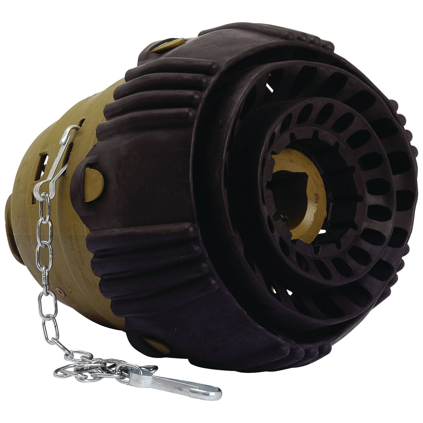 Sparex PTO Wide Angle Joint (U/J Size: 27 x 75 & 24 x 91mm) with chain, designed for heavy-duty use, featuring a Lemon profile and 1 3/8''-6 splines for enhanced compatibility. Ref:1bGA | Sparex Part No. S.6652