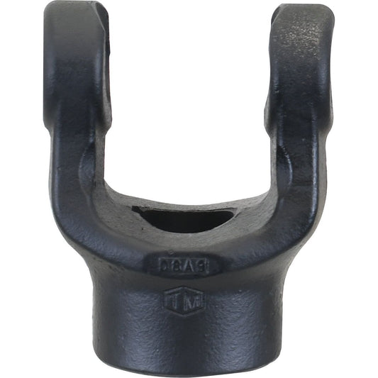 The Sparex PTO Yoke - Keyed Yoke (Sparex Part No.S.6541) is a metallic universal joint yoke with a rectangular hole, two prongs, and designed to fit the U/J size of 22 x 54.8mm for torque transfer in mechanical systems like the PTO Series. It features a bore diameter of Ø25mm and an 8mm key size.

