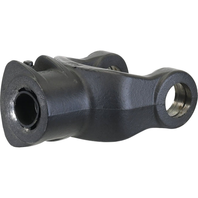 A metal mechanical component, the PTO Yoke - Quick Release with U/J Size: 36 x 89mm, featuring two cylindrical holes and a contoured body that may serve as a lever or be part of a machine assembly, suitable for the Sparex PTO Series. This component measures 1 3/8''-6 Spline and is listed under Sparex Part No.S.6088.