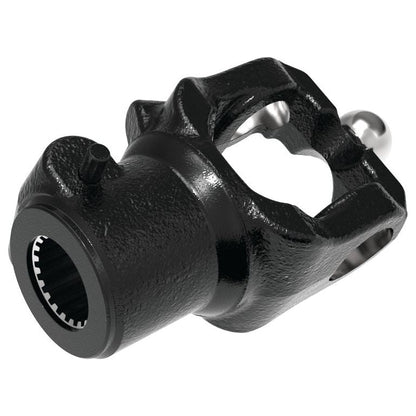 The Sparex PTO Yoke - Quick Release Wide Angle (U/J Size: 32 x 76 & 27 x 94mm), featuring a hollow cylindrical end with internal splines (1 3/8''x 21) and a U-shaped structure on the opposite end, identified by Sparex Part No. S.117851, is an essential component of a Walterscheid universal joint.