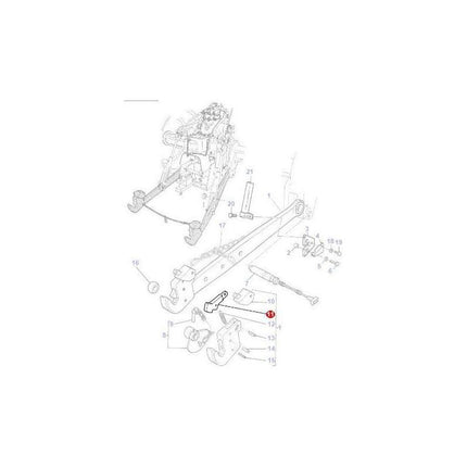 Massey Ferguson Pawl - 3194583M1 | OEM | Massey Ferguson parts | Linkage-Massey Ferguson-Drawbars,Farming Parts,Linkage,PTO & Linkage,Tractor Parts