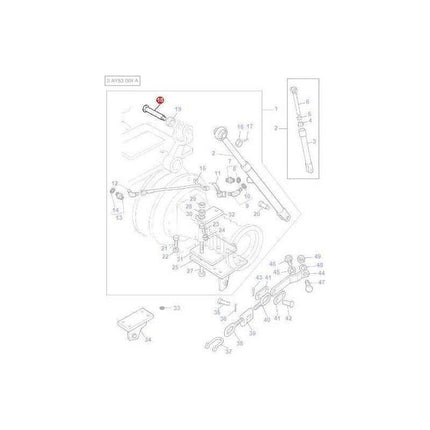 Massey Ferguson Pin - 3595990M1 | OEM | Massey Ferguson parts | Linkage-Massey Ferguson-2WD Parts,Axle Chassis & Components,Axle Pins,Axles & Power Train,Farming Parts,Front Axle & Steering,Tractor Parts
