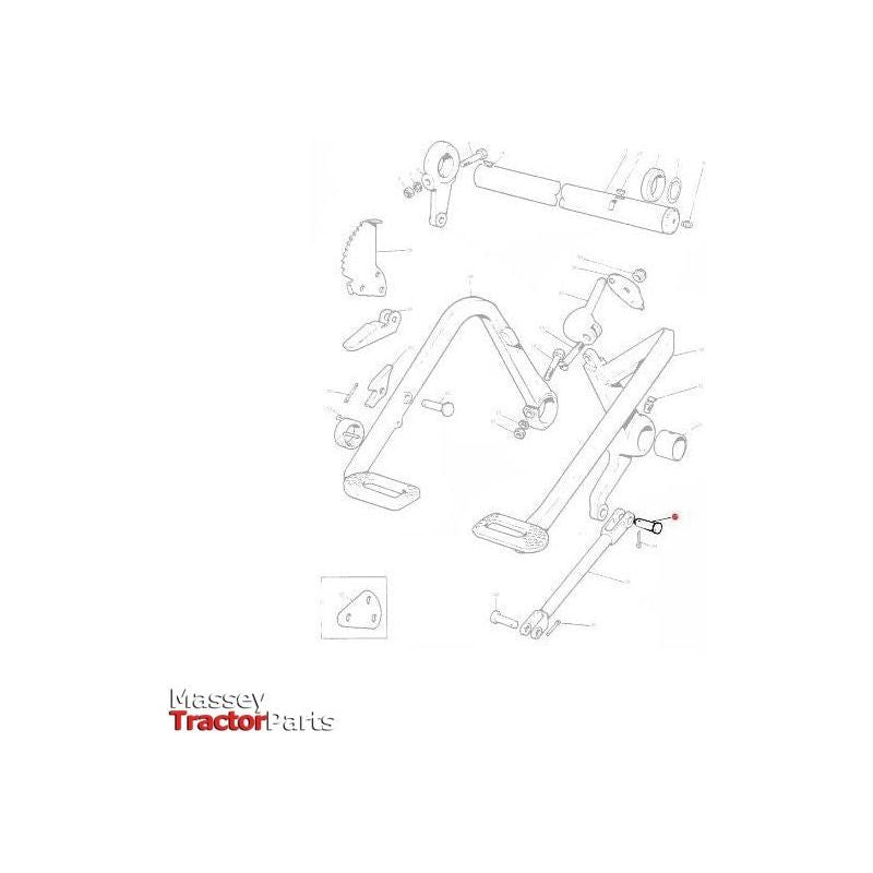 Massey Ferguson Pin Linkage - 832813M1 | OEM | Massey Ferguson parts | Pedals-Massey Ferguson-Axles & Power Train,Brake Hardware,Brakes,Farming Parts,Rods & Shafts,Tractor Parts