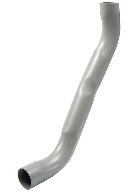 A curved, cylindrical metal pipe with a few dents along its length, reminiscent of a component you'd find in a Massey Ferguson machine, is shown against a plain white background. This is the Pipe - Air Cleaner To Carb (Sparex Part No.S.43776) from Sparex.