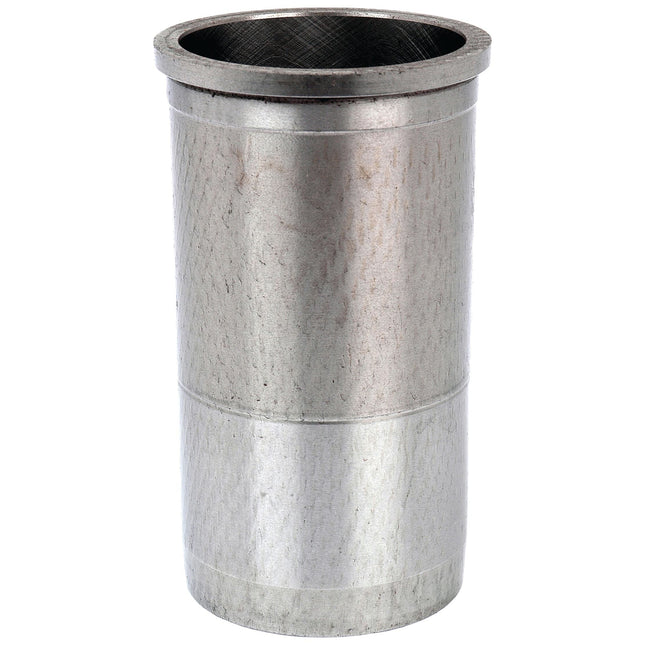 The Sparex Piston Liner (Finished), Part No. S.42450, is a cylindrical metal liner with a smooth surface and an open top, featuring a bore of 79.38mm, ideal for Massey Ferguson equipment.