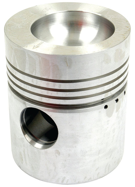 The Sparex Piston (Standard) - S.40406, designed with horizontal grooves, a hollow cylindrical interior, and a circular cavity at the top featuring a precise Bore Ø for optimal performance.