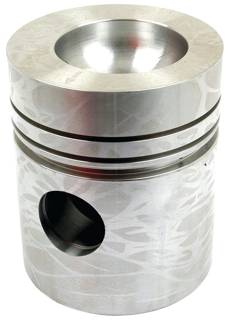 The Sparex Piston (Std.) - S.41540 is a metallic piston with two ring grooves and a central opening, featuring a slightly domed top and cylindrical body, perfectly designed to match the bore diameter.