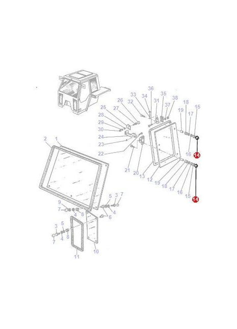 Plastic Cap - 3301571M1 - Massey Tractor Parts