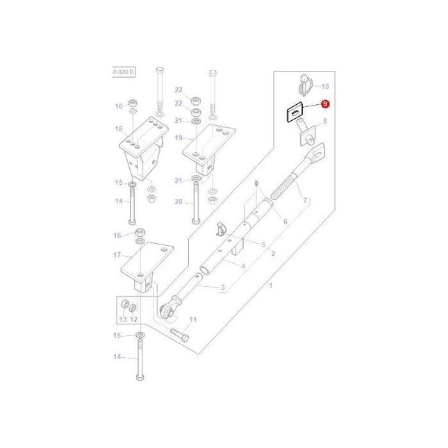 Plate - 3808970M3 - Massey Tractor Parts