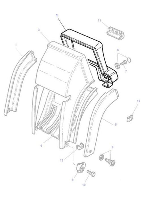 Plate Clamping - 3777603M1 - Massey Tractor Parts