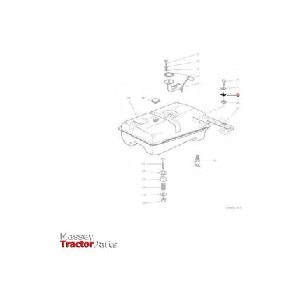 Massey Ferguson Plate Tank Mount - 826784M1 | OEM | Massey Ferguson parts | Fuel Tanks-Massey Ferguson-Engine & Filters,Engine Parts,Farming Parts,Filler Caps,Fluid & Fuel Delivery & Storage,Fuel Delivery Parts,Fuel Tank,Fuel Tanks,Tractor Parts,Water Extractors,Workshop & Merchandising,Workshop Consumables