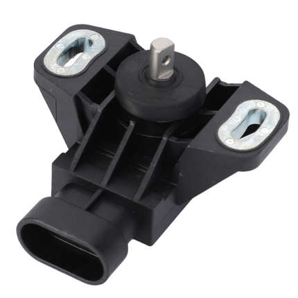 A Massey Ferguson potentiometer (Product Code: 4274087M1) by AGCO, featuring a black automotive sensor equipped with a control connector and metal mounting points.
