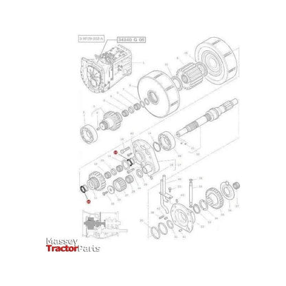 Massey Ferguson Power Shuttle Seal - 3815123M1 | OEM | Massey Ferguson parts | Clutch-Massey Ferguson-Axles & Power Train,Farming Parts,Seals & Sealing Rings,Tractor Parts,Transmission