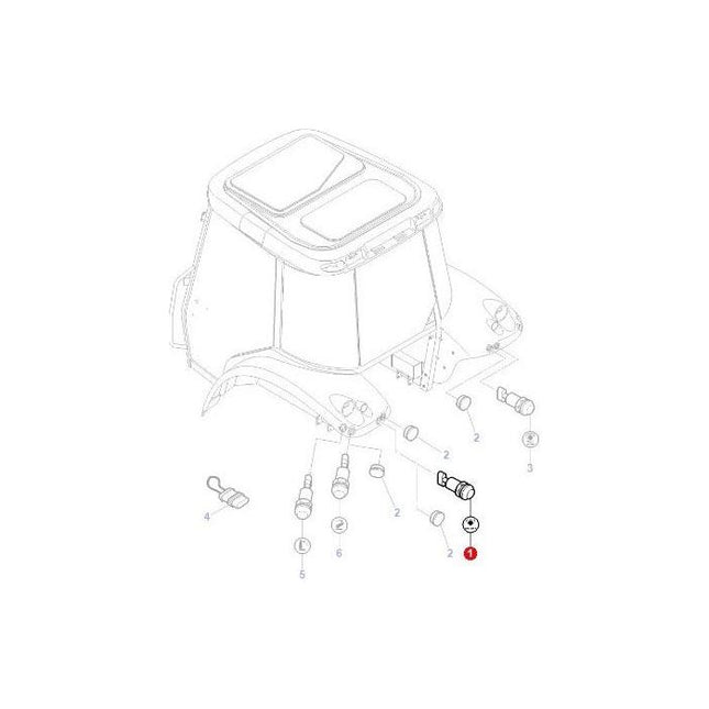 Pto Switch on/off - 4284629M1 - Massey Tractor Parts