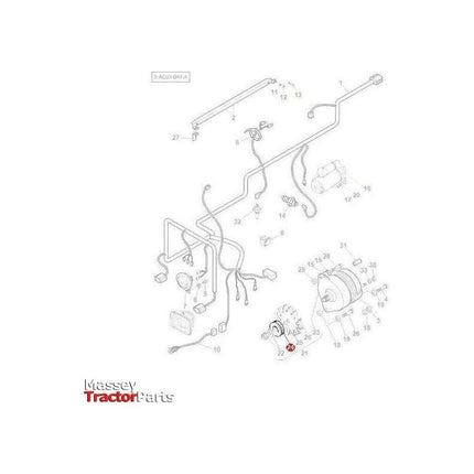 Massey Ferguson Pulley - 1695617M1 | OEM | Massey Ferguson parts | Alternators & Components-Massey Ferguson-Alternator Parts,Alternators & Components,Engine Electrics and Instruments,Farming Parts,Lighting & Electrical Accessories,Pulley,Tractor Parts