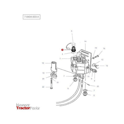 Massey Ferguson Quick Coupler - AL5044131 | OEM | Massey Ferguson parts | Hydraulics-Massey Ferguson-Farming Parts,Hydraulic Couplings,Hydraulics,Linkage,PTO & Linkage,Quick Release,Quick Release Hydraulic Couplings,Tractor Parts