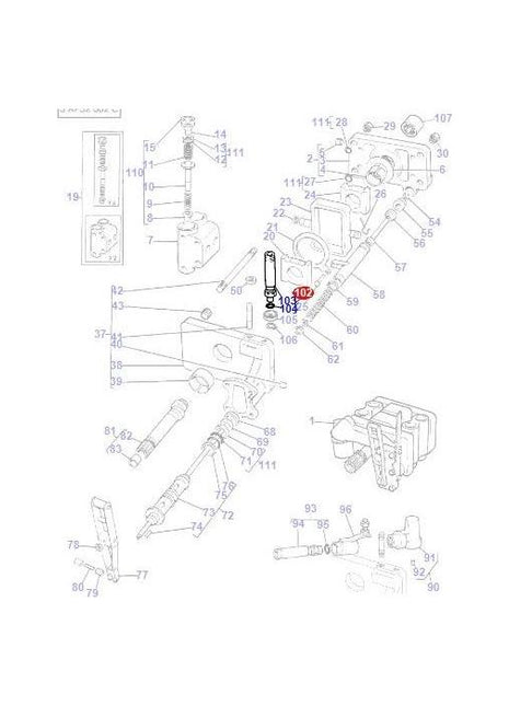 Relief Valve 2900psi - 828927M92 - Massey Tractor Parts