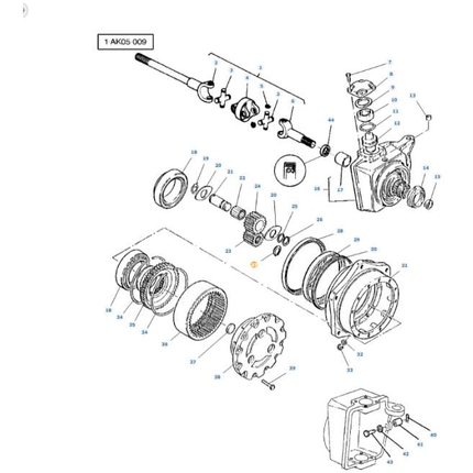 Massey Ferguson Retaining Ring - 339469X1 | OEM | Massey Ferguson parts | Hitch Kits & Components-Massey Ferguson-Axles & Power Train,Brakes,Circlips,Farming Parts,Hardware,Retaining Rings,Towing & Fasteners,Tractor Parts