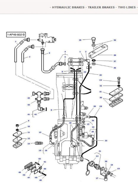 Massey Ferguson - Right Hand Tubing - 3715866M1 - Massey Tractor Parts