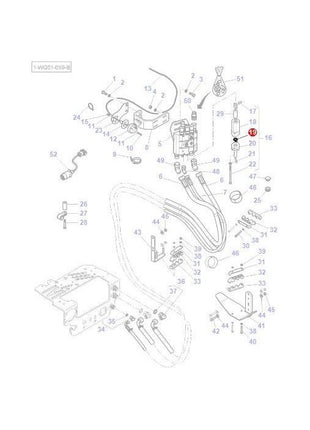 Ring Cable Retainer - AL5016681 - Massey Tractor Parts