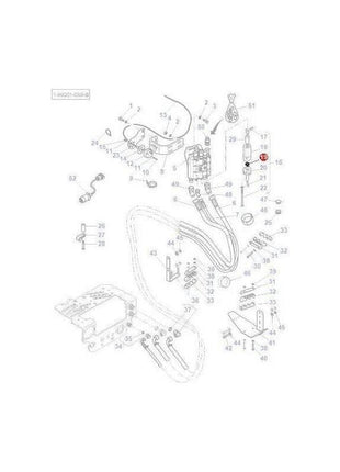 Massey Ferguson Ring Cable Retainer - AL5016681 | OEM | Massey Ferguson parts | Hydraulics-Massey Ferguson-Farming Parts,Linkage,Linkage Pins,Loader,PTO & Linkage,Tractor Parts
