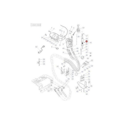 Massey Ferguson Ring Cable Retainer - AL5016681 | OEM | Massey Ferguson parts | Hydraulics-Massey Ferguson-Farming Parts,Linkage,Linkage Pins,Loader,PTO & Linkage,Tractor Parts