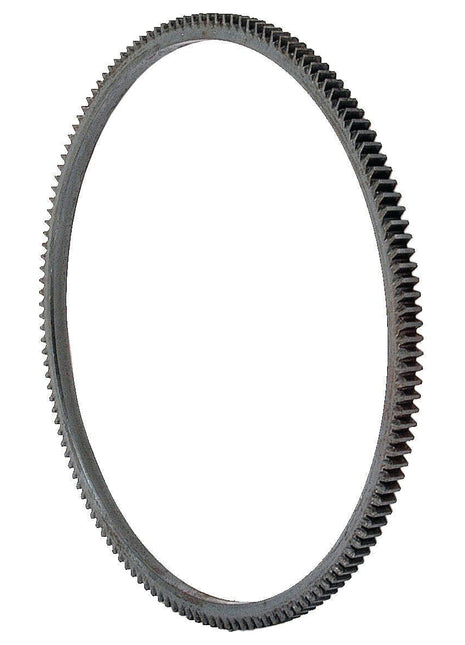 Introducing the Sparex Ring Gear - S.42422, a circular metal gear ring meticulously designed with a width that accommodates 145 teeth along its outer edge.