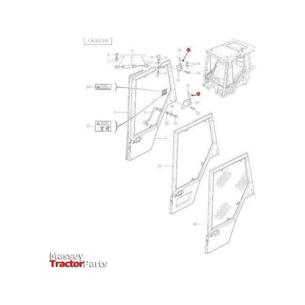 Massey Ferguson Roll Pin - 1441725X1 | OEM | Massey Ferguson parts | Cab Interior-Massey Ferguson-Farming Parts,Hardware,Roll & Spirol Pins,Towing & Fasteners,Tractor Parts