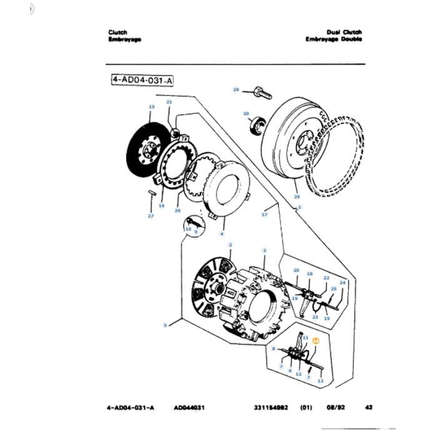 Massey Ferguson Roll Pin 3x24 - 1440389X1 | OEM | Massey Ferguson parts | Hydraulics-Massey Ferguson-Farming Parts,Hardware,Roll & Spirol Pins,Towing & Fasteners,Tractor Parts