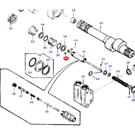 Roller - 897599M1 - Massey Tractor Parts