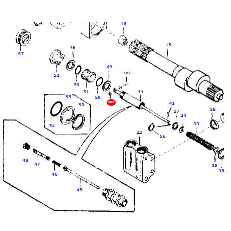 Massey Ferguson Roller - 897599M1 | OEM | Massey Ferguson parts | Replacement Parts-Massey Ferguson-Farming Parts,Gears & Components,Hydraulic Pump Parts,Hydraulic Pumps & Motors,Hydraulics,Tractor Parts