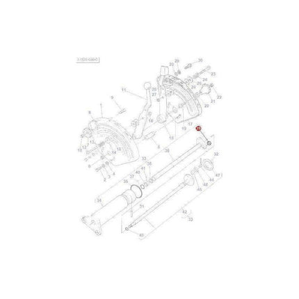 Light Grey T-shirt with Tractor Print - X993322010-Massey Ferguson-Clothing,t-shirt