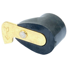 Close-up of the Rotor Arm | Sparex Part No.S.42374 by Sparex. The design features a turning mechanism with a brass blade and handle, resembling the robustness of a Case IH/International Harvester tool, with engraved arrows indicating rotation direction.