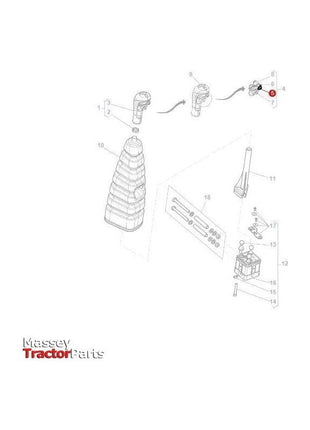 Massey Ferguson Rubber Boot - AL5024366 | OEM | Massey Ferguson parts | Hydraulics-Massey Ferguson-