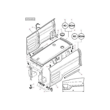 Massey Ferguson - Rubber Grip - 3800396M2 - Massey Tractor Parts