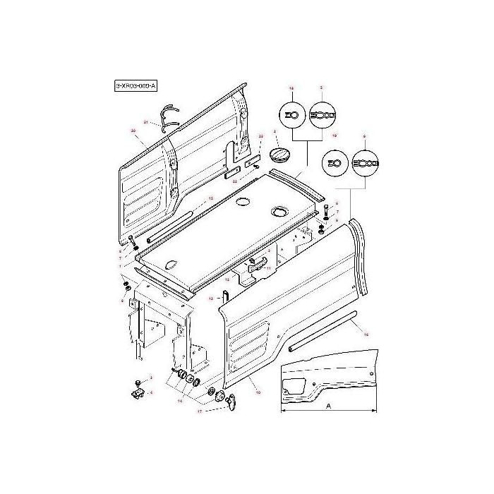 Massey Ferguson - Rubber Grip - 3800396M2 - Massey Tractor Parts