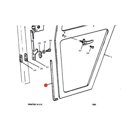 Rubber Seal - 917418M2 - Massey Tractor Parts