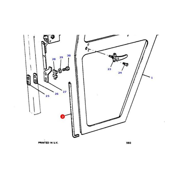 Rubber Seal - 917418M2 - Massey Tractor Parts