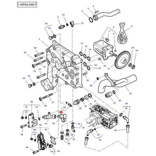 STRAIGHT FITTING - 3019385X91 - Massey Tractor Parts